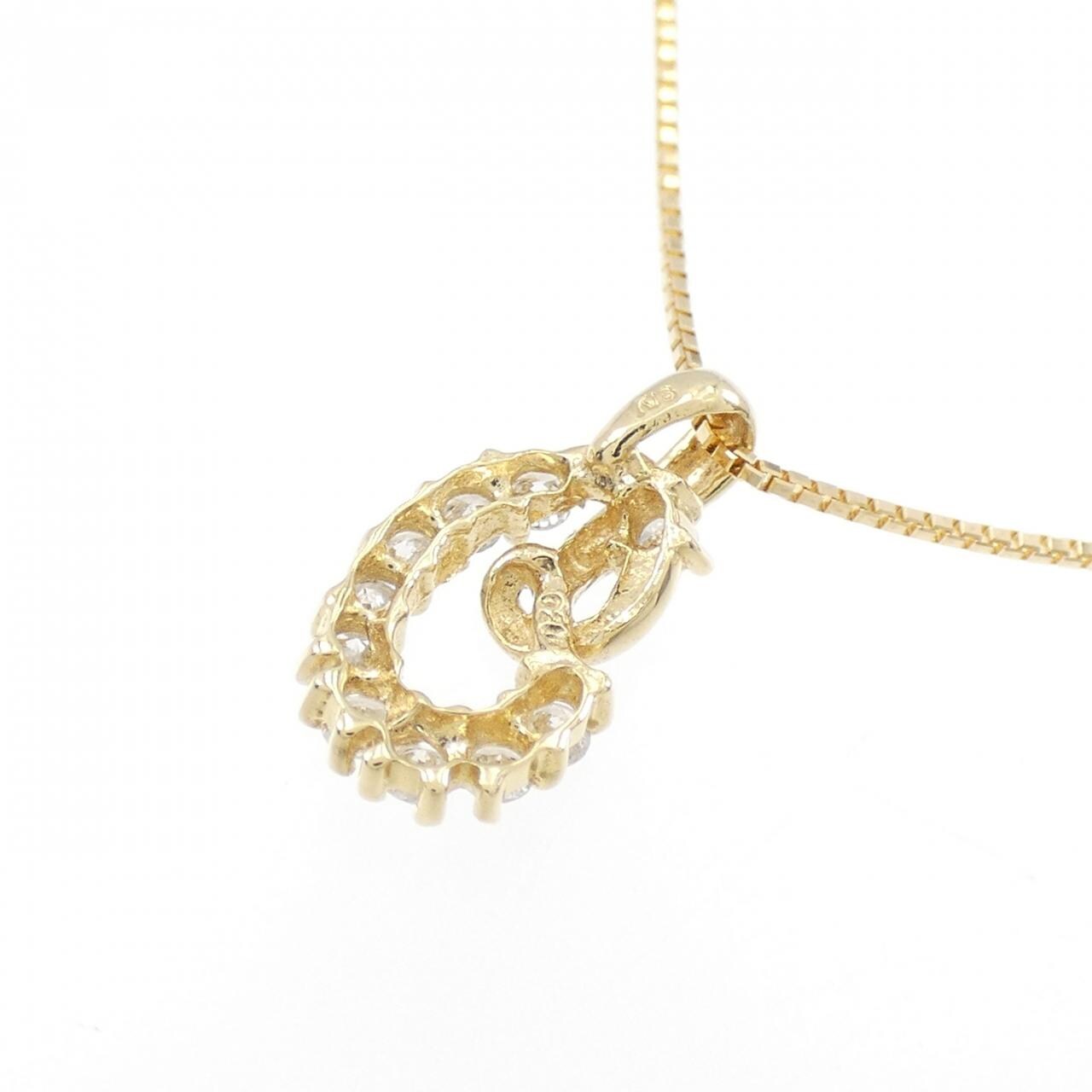 K18YG ダイヤモンド ネックレス 0.20CT