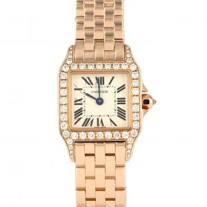 カルティエ サントスドゥモワゼルSM PG/D WF9008Z8 PG･RG クォーツ