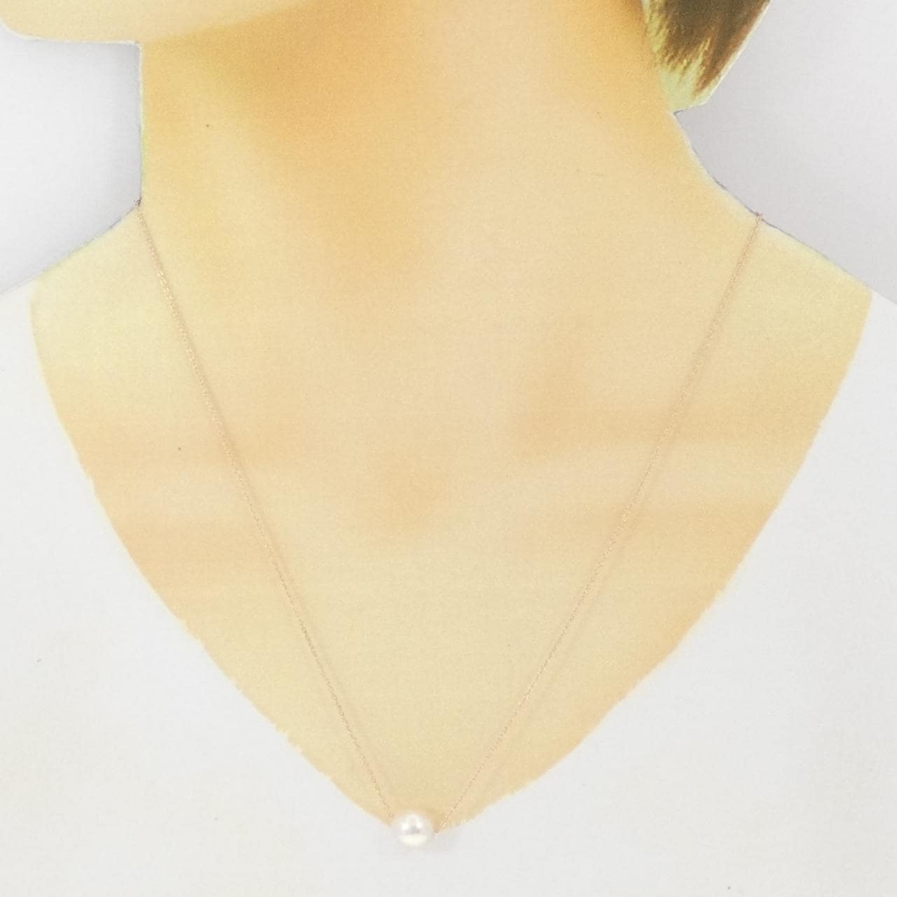 K10PG Akoya pearl necklace 8.5mm