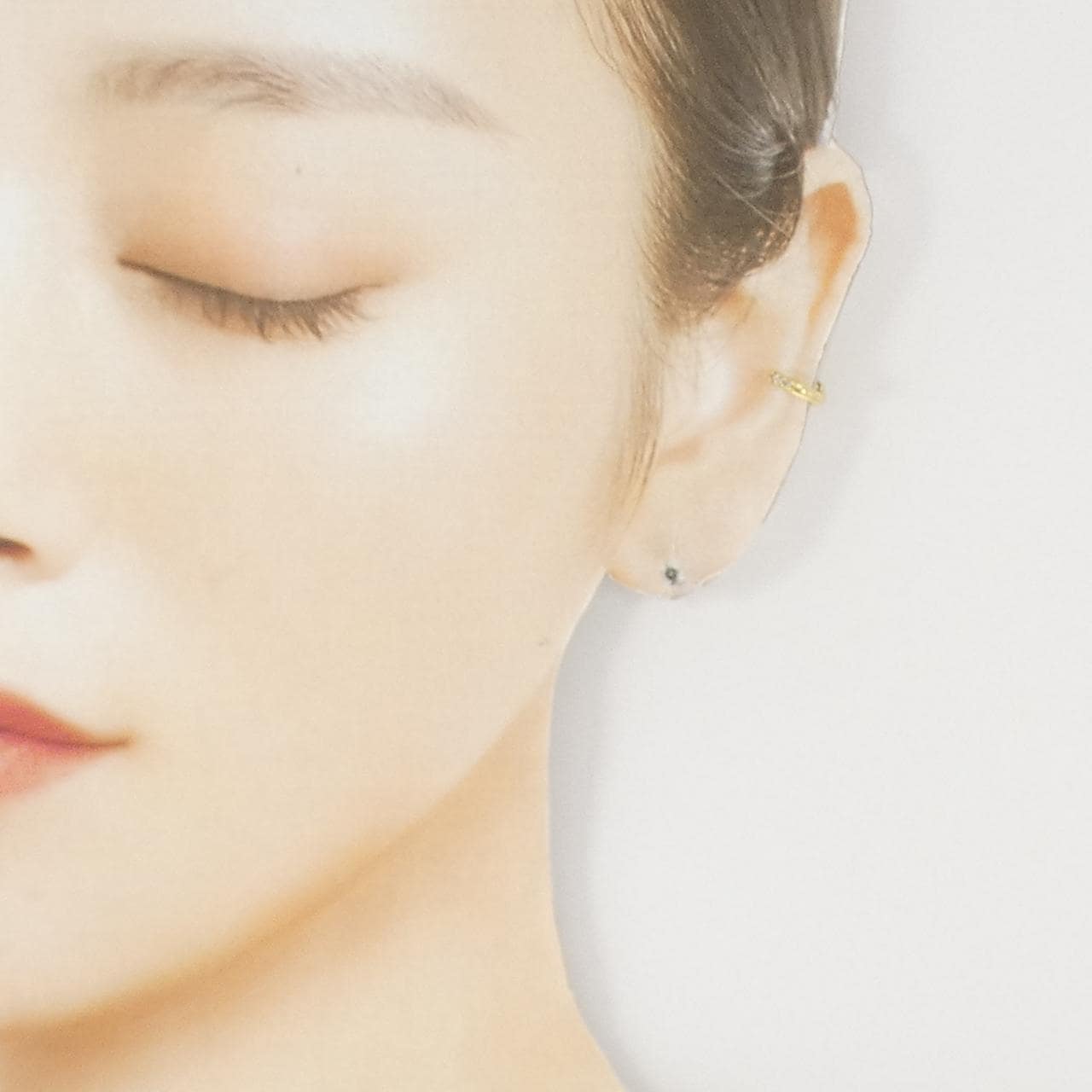 K18YG ダイヤモンド イヤーカフ 0.10CT