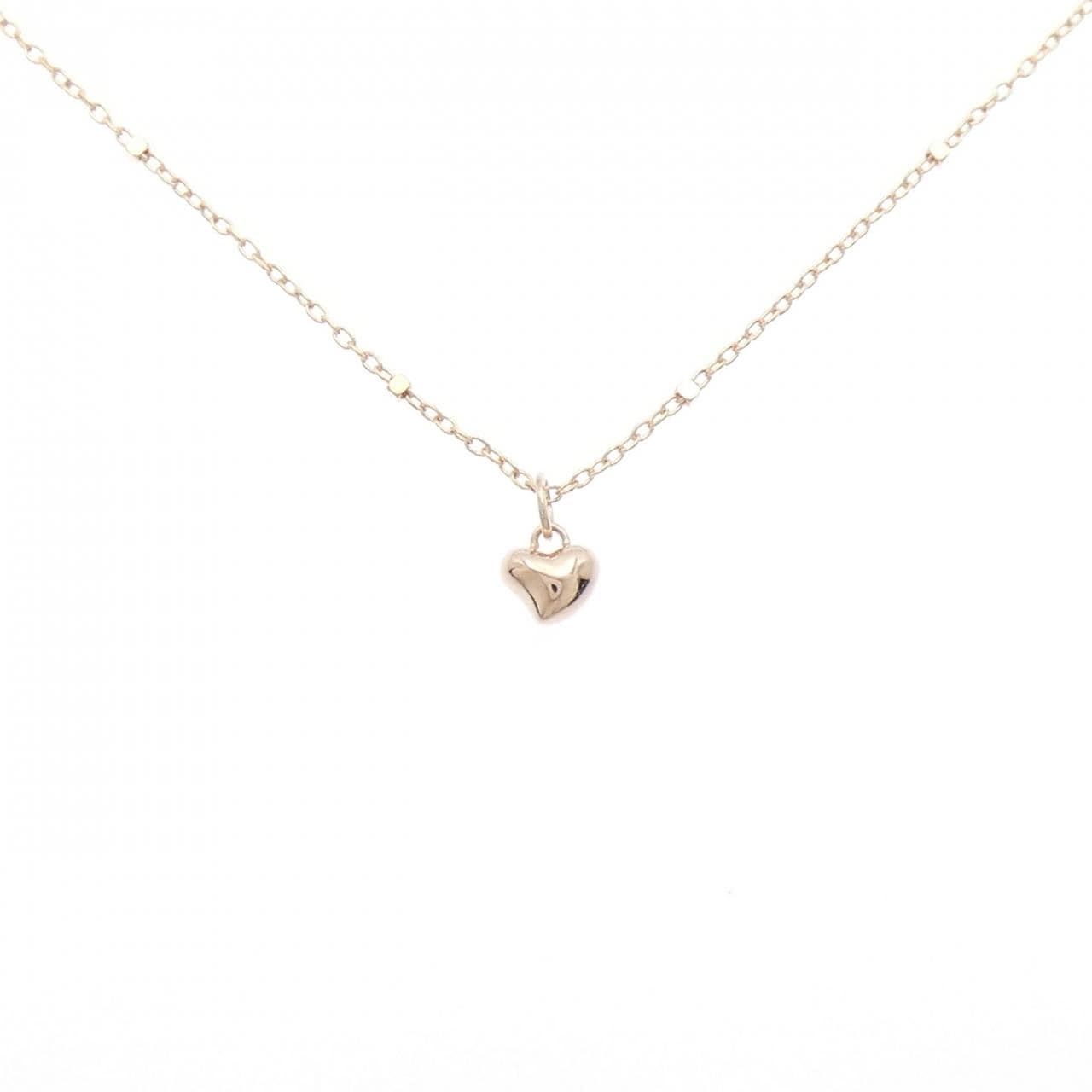 K10PG ハート ネックレス