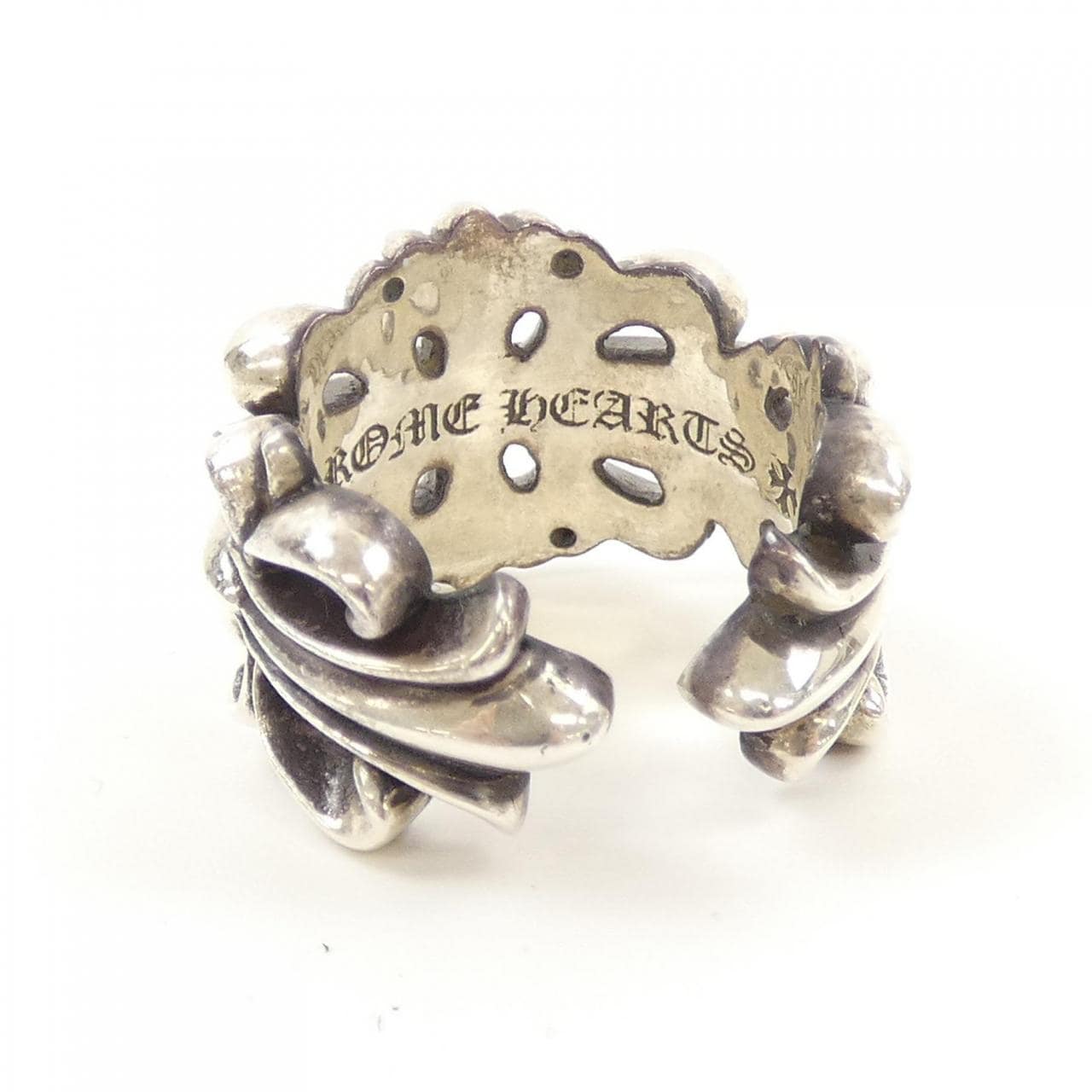 クロムハーツ CHROME HEARTS DBL FLORAL CROSS　ダブルフローラルクロス 207081100SLV RING