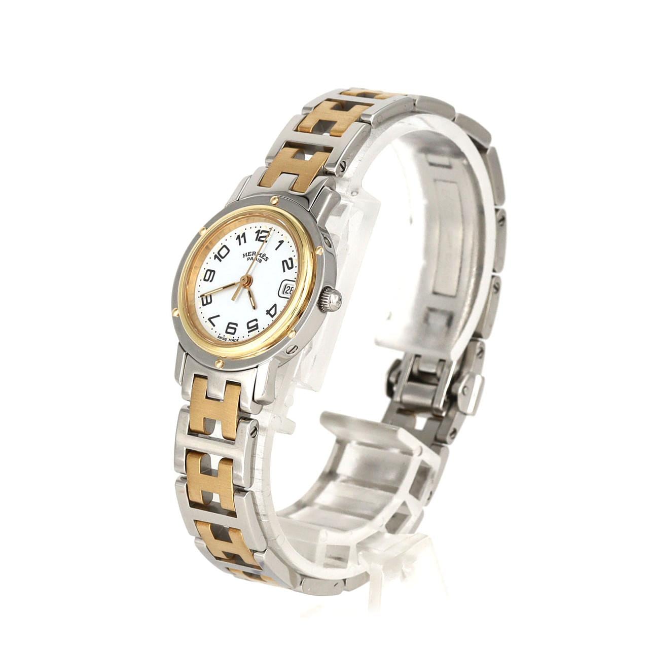 エルメス クリッパー コンビ CL4.220 SSxGP クォーツ