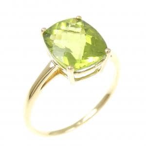 ジーエスティービー ペリドット リング 2.50CT