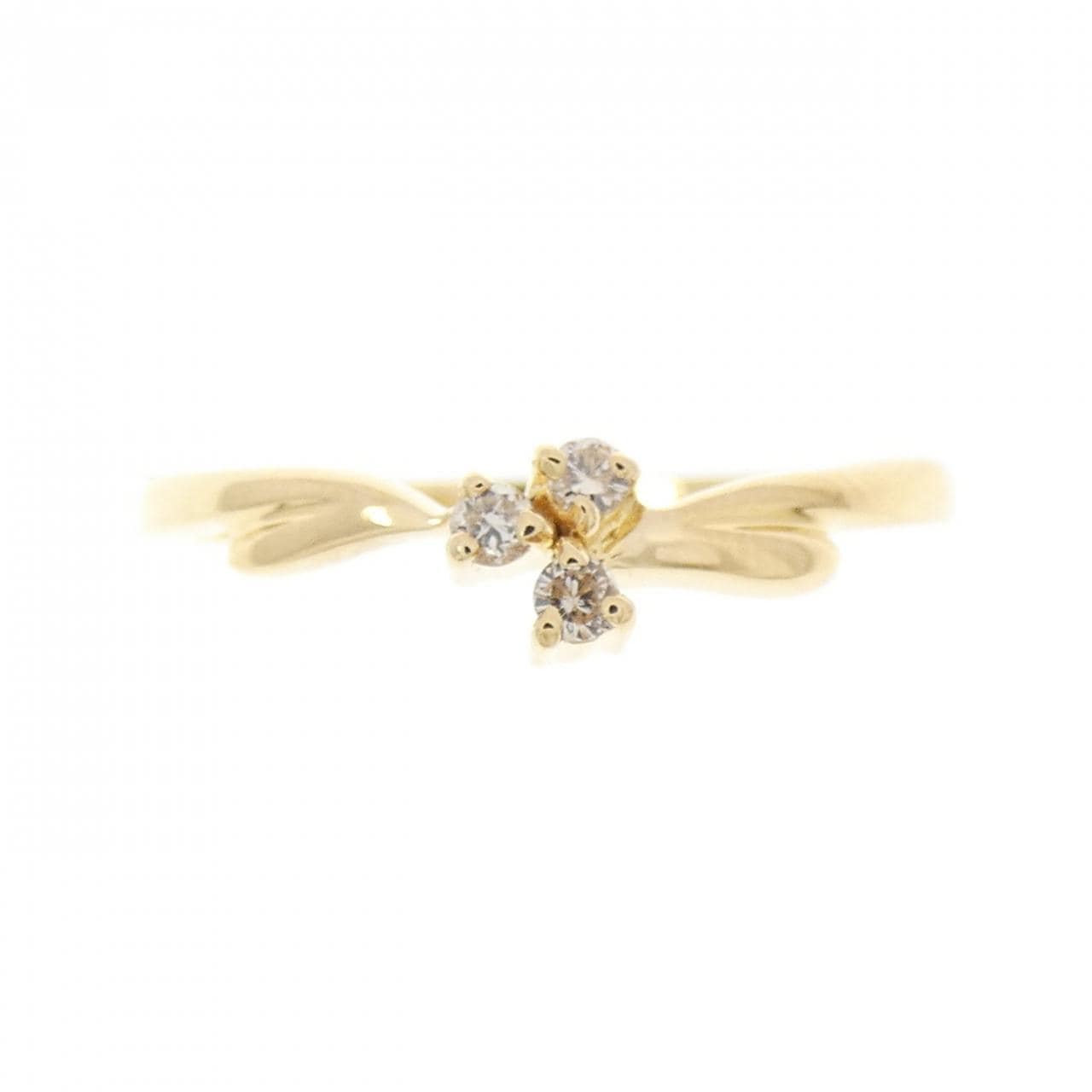 K18YG ダイヤモンド リング 0.05CT