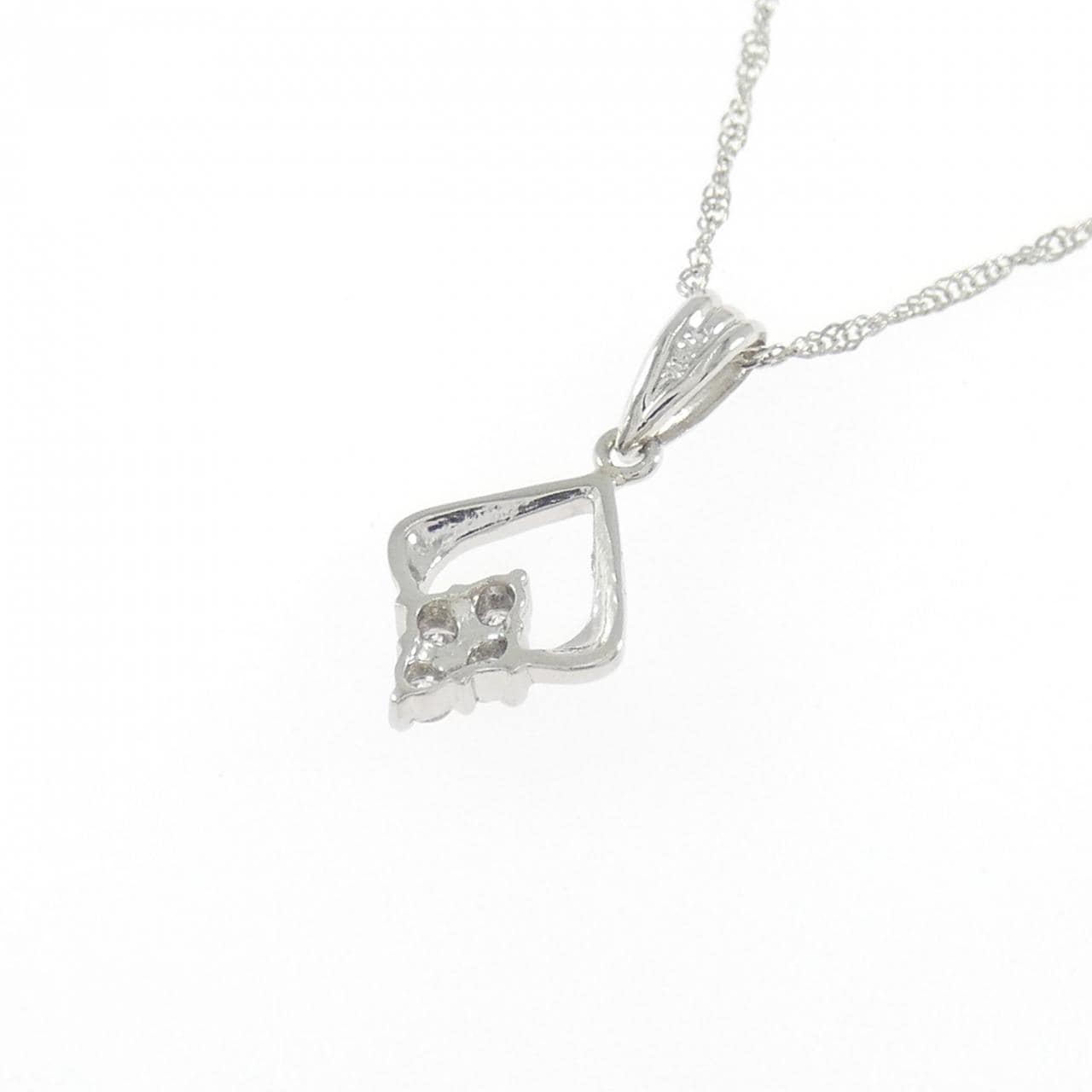 PT900/PT850 ダイヤモンド ネックレス 0.07CT
