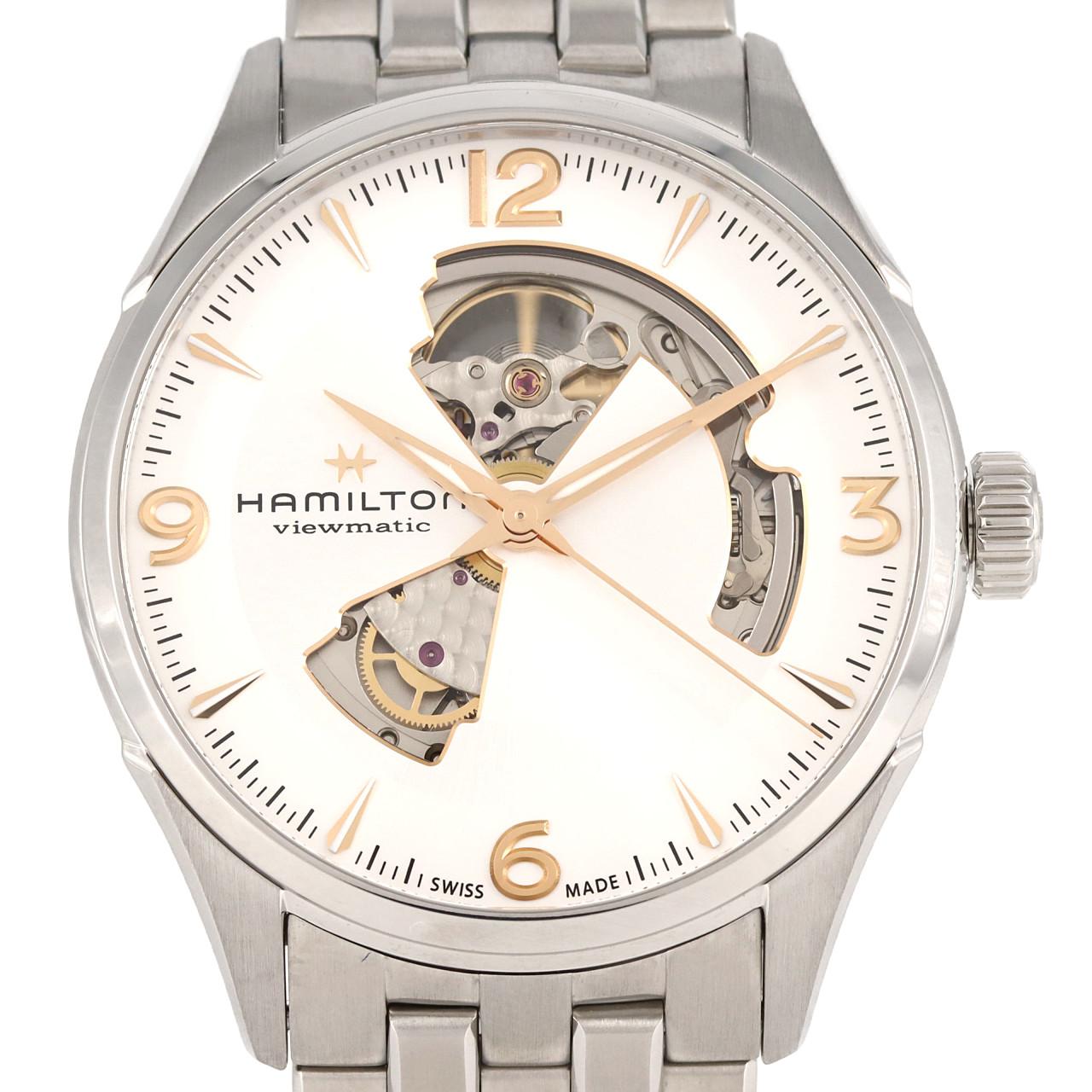 [新品] HAMILTON Jazzmaster open heart H327050/H32705151 SS自動上弦