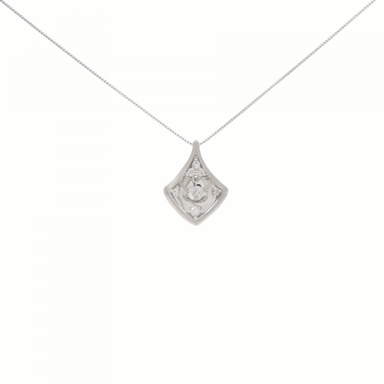 PT900/PT850 ダイヤモンド ネックレス 0.23CT