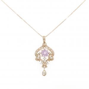 K18PG クンツァイト ネックレス 1.27CT