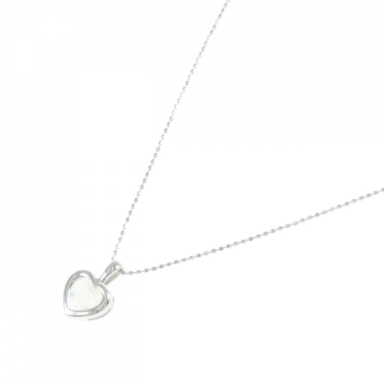 K14WG オパール ネックレス