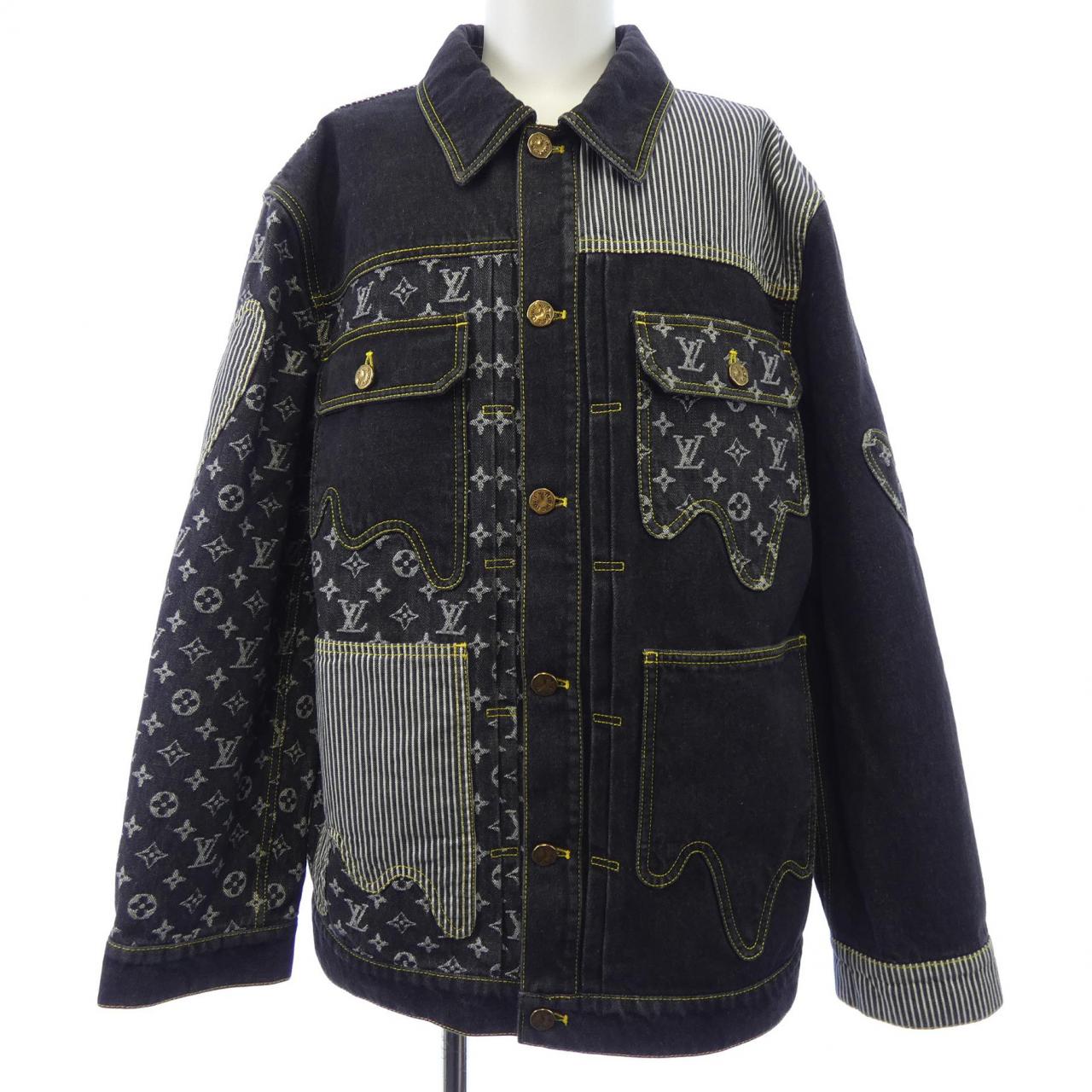 ルイヴィトン LOUIS VUITTON モノグラムクレイジーデニムワークウエアジャケット HMA20EUZD デニムジャケット