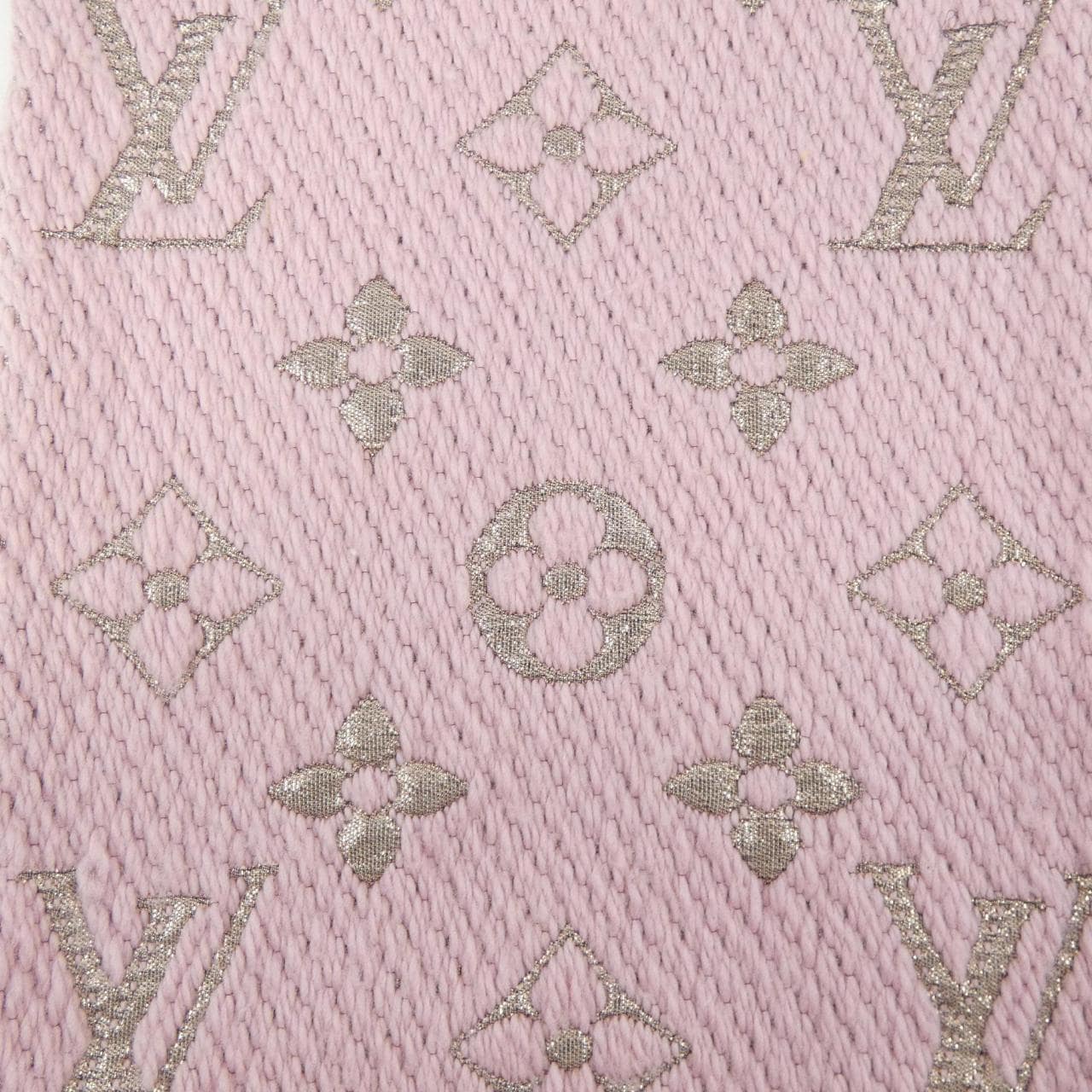 ルイヴィトン LOUIS VUITTON エシャルプ ロゴマニア シャイン M70466 MUFFLER