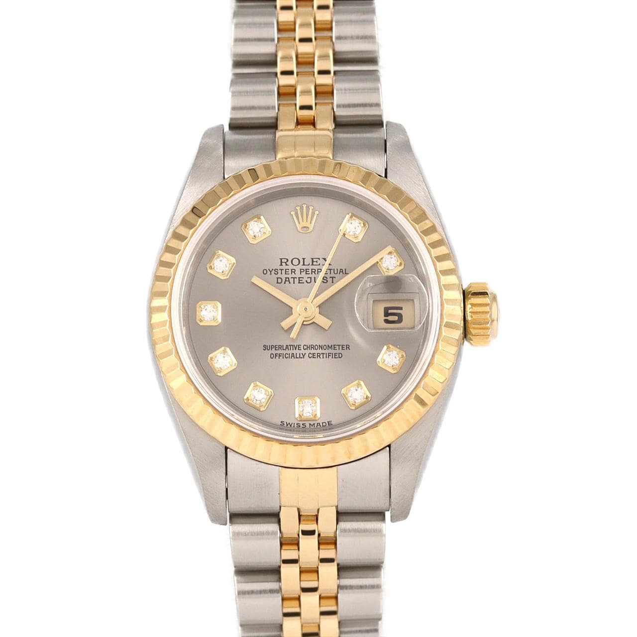 ロレックス デイトジャスト 79173G SSxYG 自動巻 Y番