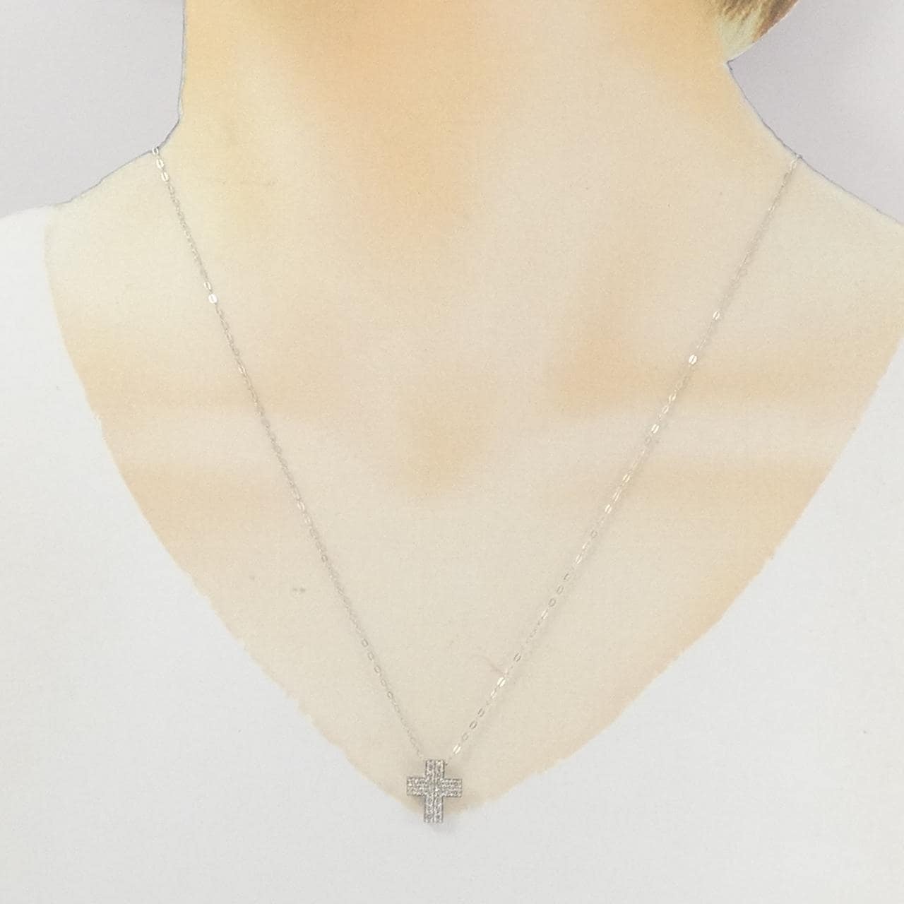 ジーエスティービー ダイヤモンド ネックレス 0.20CT