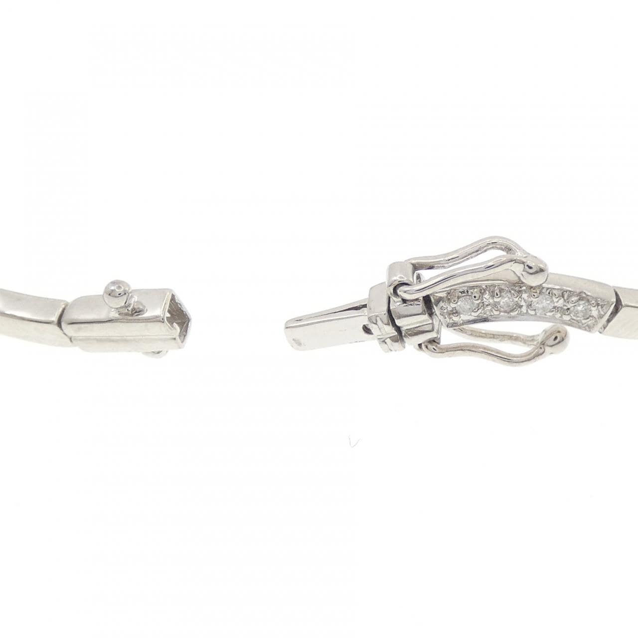 K18WG ダイヤモンド ブレスレット 0.26CT