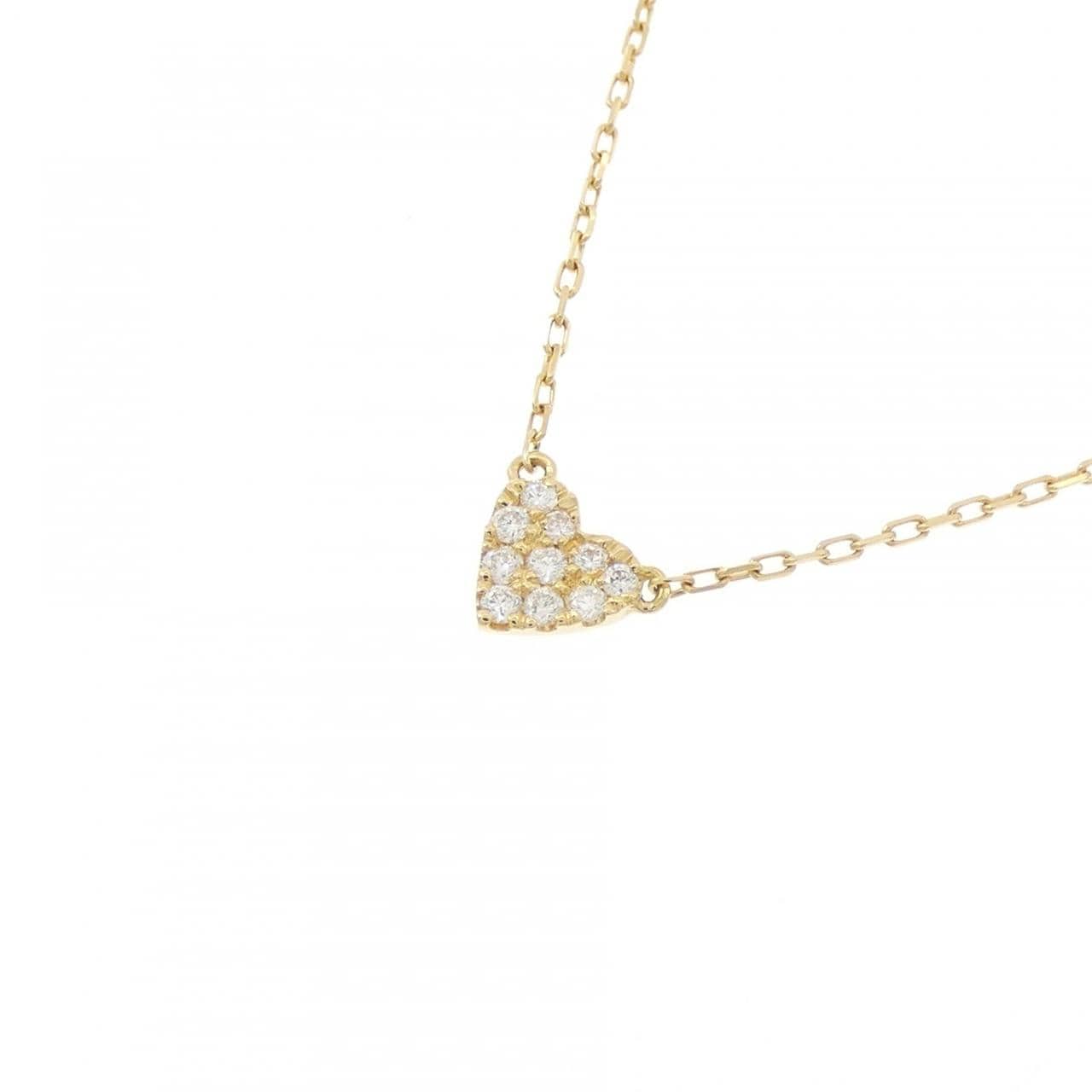 アーカー ハートパヴェ ネックレス 0.05CT