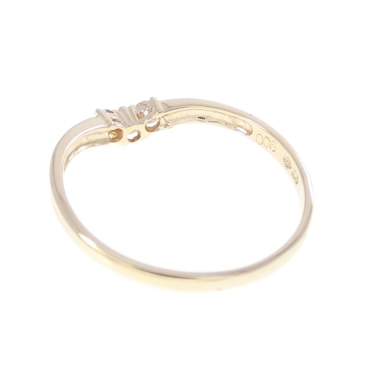 K9YG ダイヤモンド リング 0.06CT