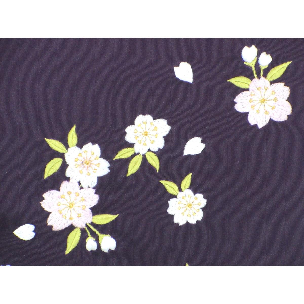 女袴　ボカシ刺繍　紐下９５ｃｍ