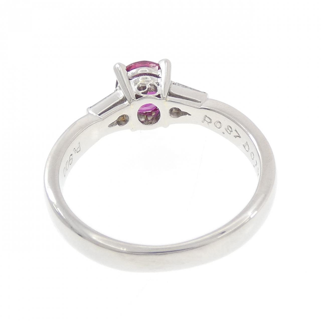 PT900 ルビー リング 0.87CT