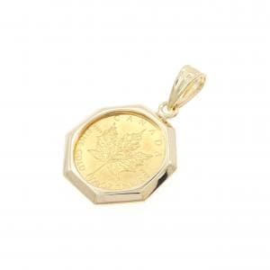 18KYG(枠) コイン ペンダント