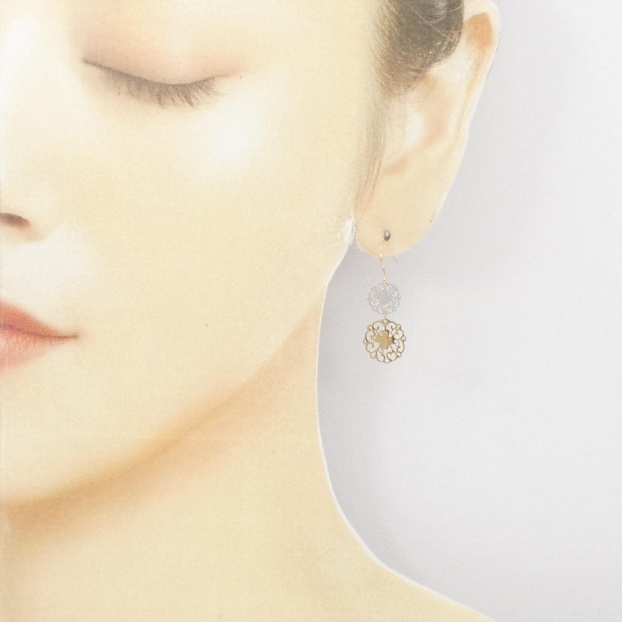 [BRAND NEW] K18YG/K18WG earrings