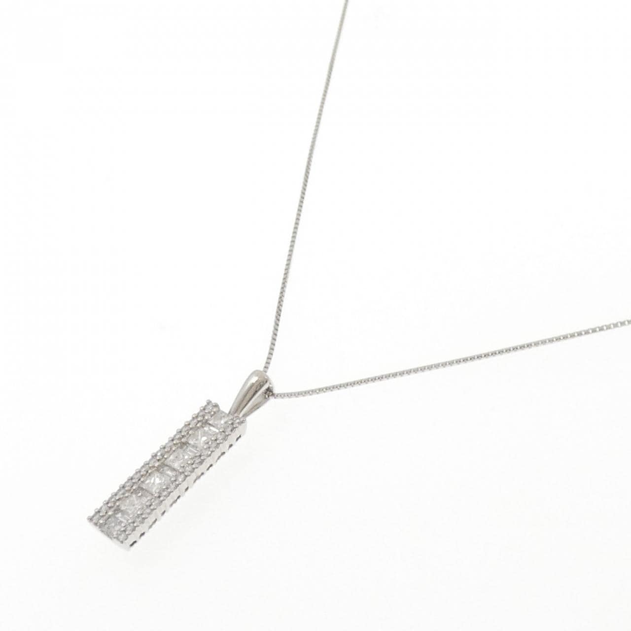 PT900/PT850 ダイヤモンド ネックレス 1.07CT