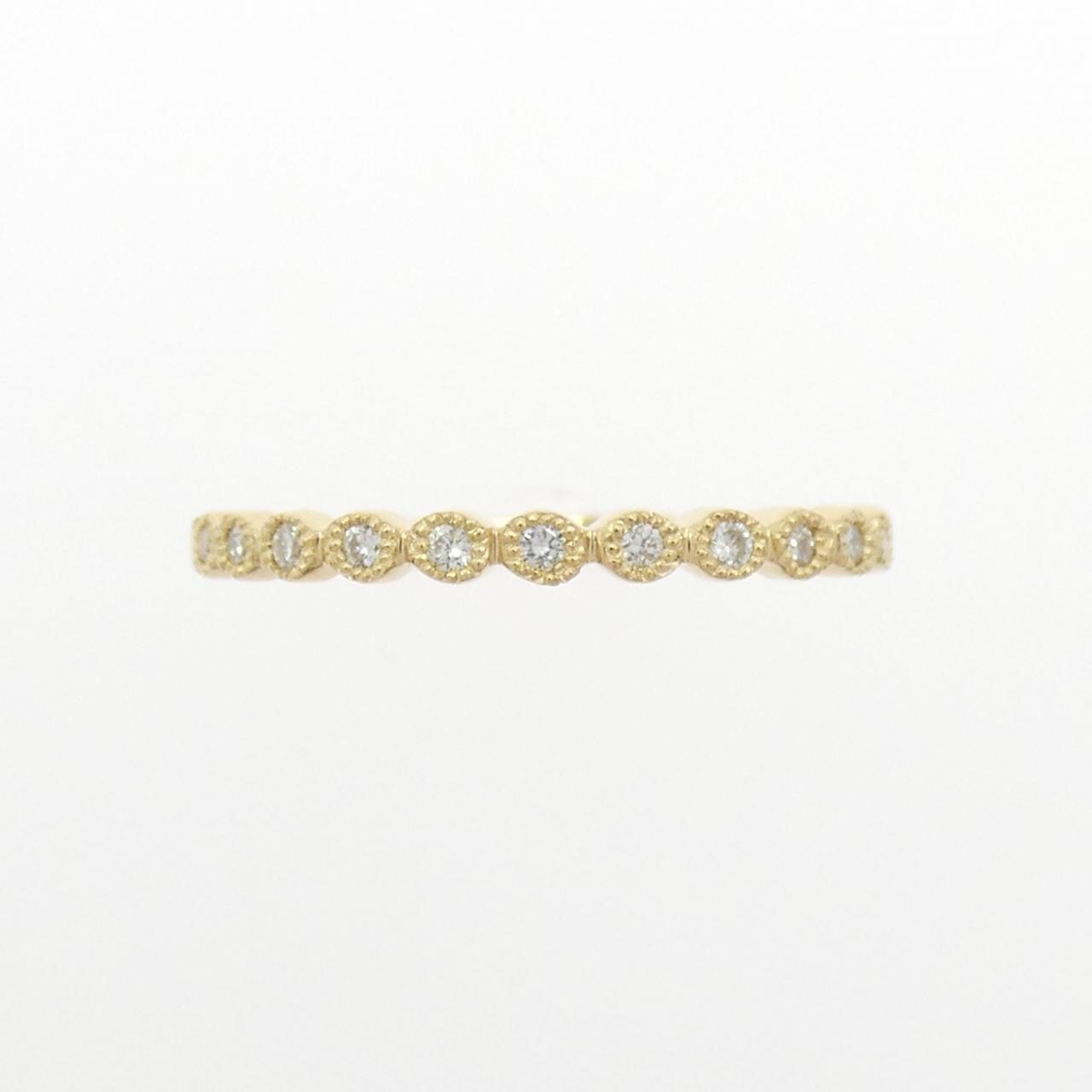 【リメイク】K18YG ダイヤモンド リング 0.10CT
