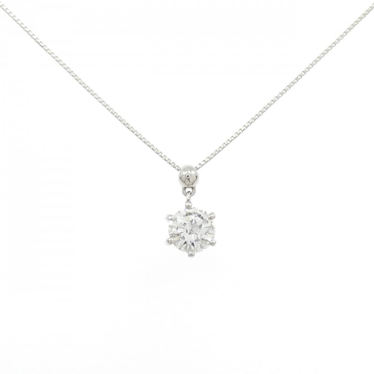 PT/PT850 ソリティア ダイヤモンド ネックレス 0.581CT