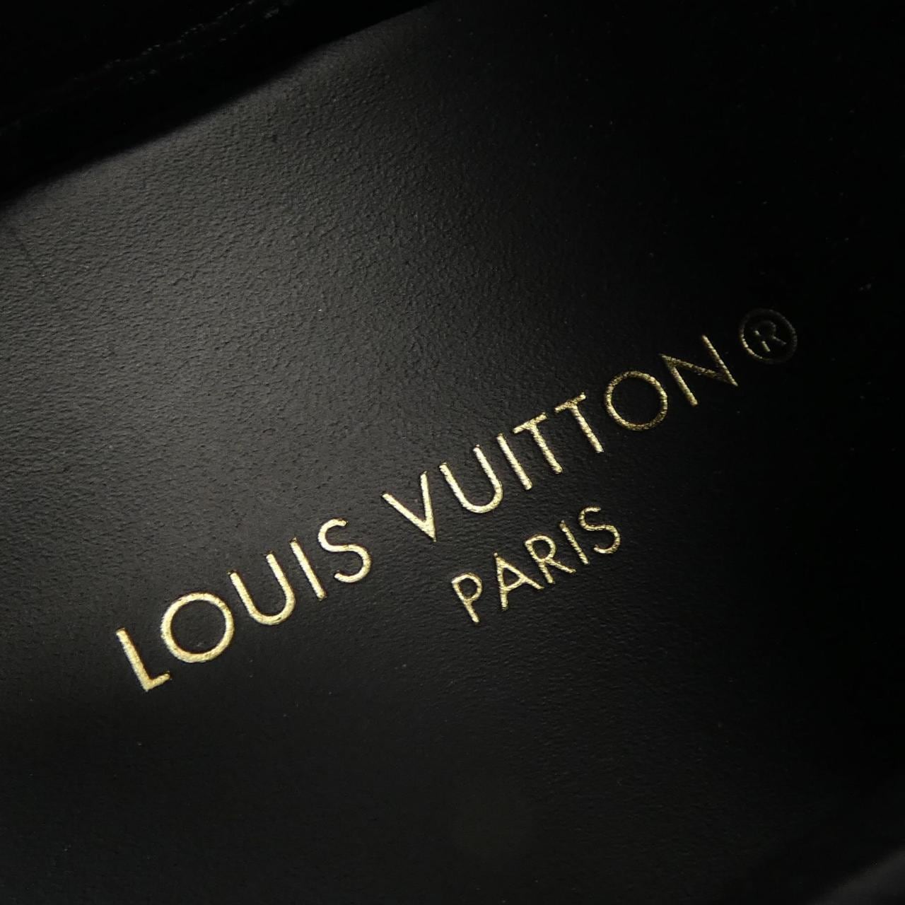 ルイヴィトン LOUIS VUITTON スエードカーフ モノグラムナイロン ランアウェイライン スニーカー