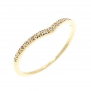 18KYG ダイヤモンド リング 0.05CT