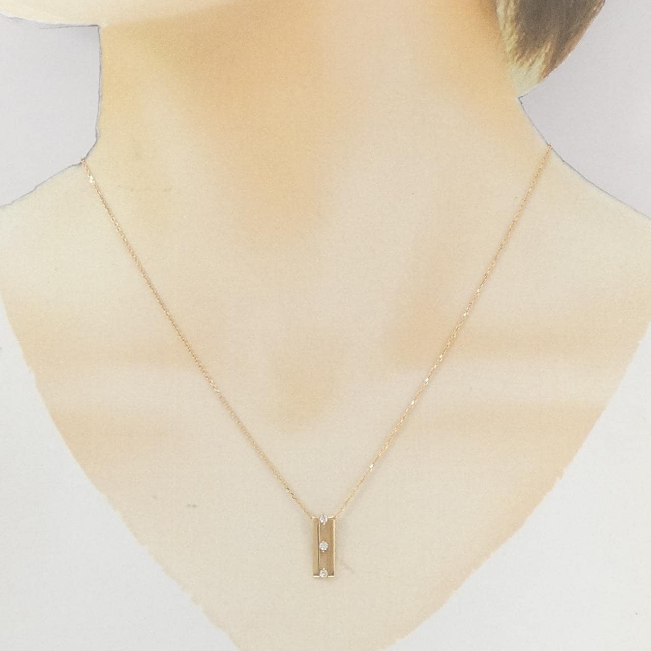 ギンザ タナカ ダイヤモンド ネックレス 0.07CT