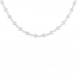 K18WG ダイヤモンド ネックレス 1.89CT