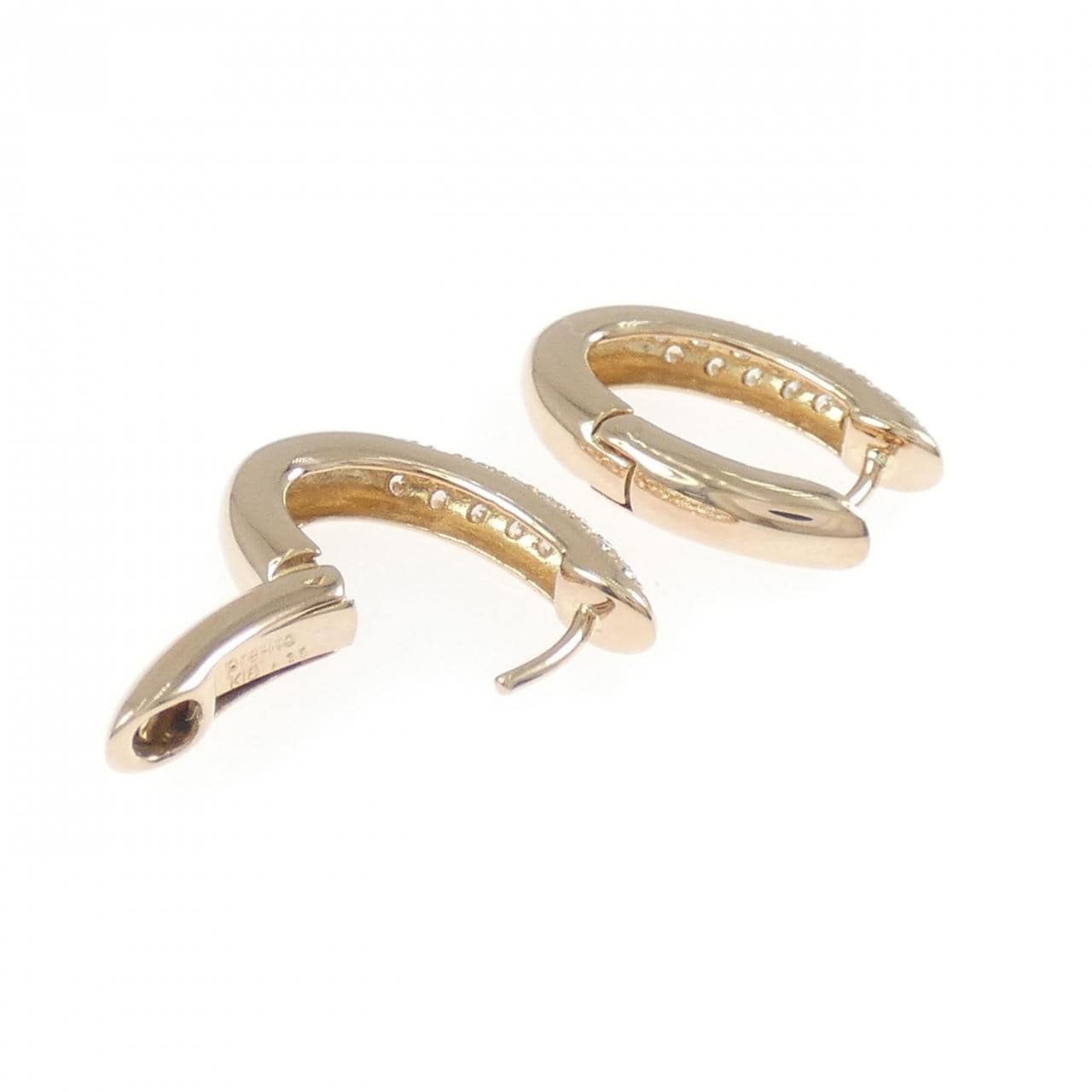 K18PG ダイヤモンド ピアス 0.70CT