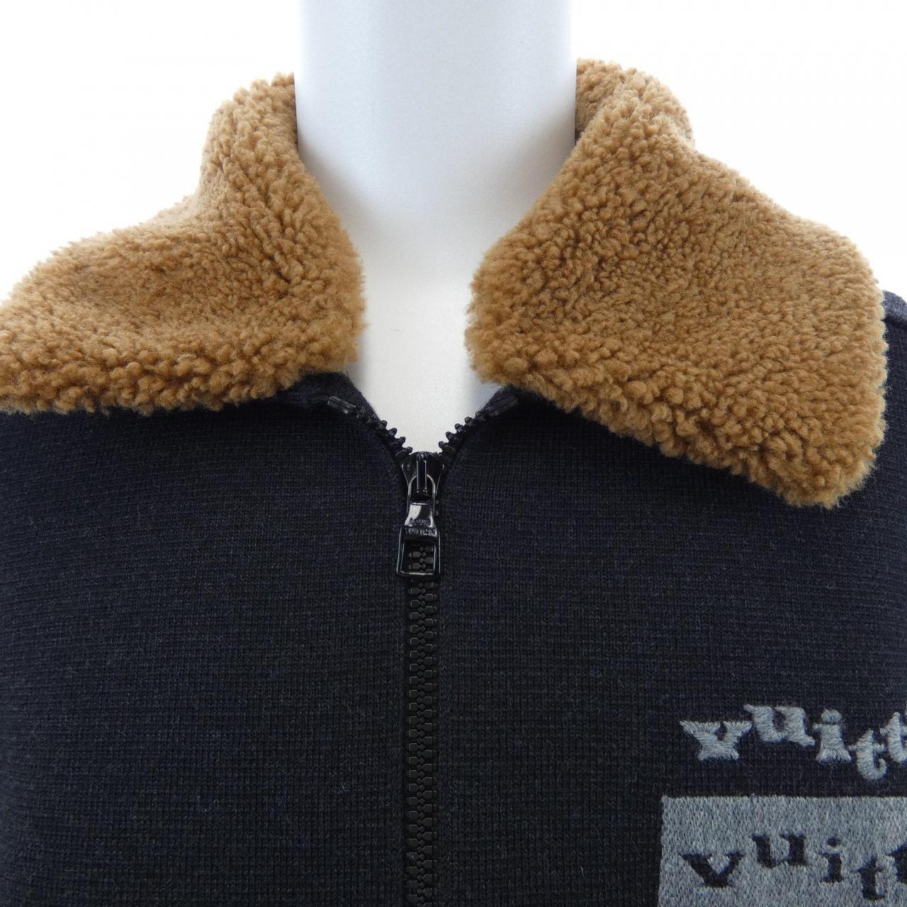 ルイヴィトン LOUIS VUITTON ニットブルゾンウィズシアリングカラー HON33WZLL ブルゾン