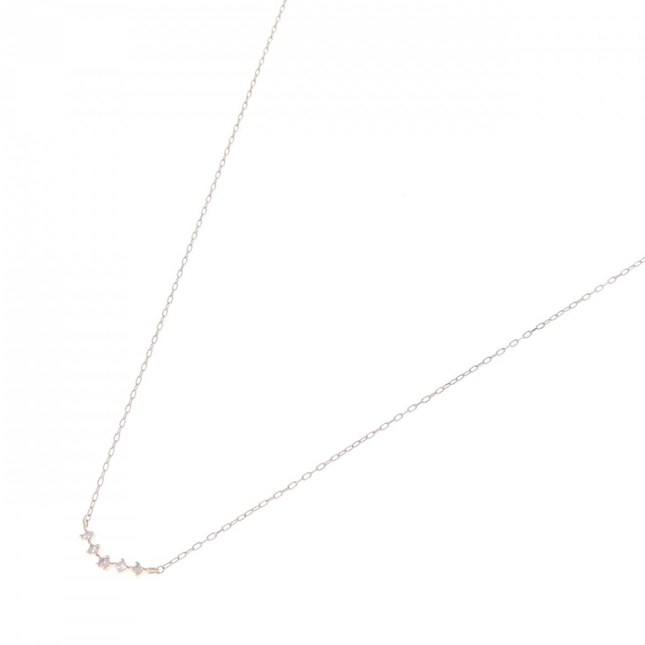 K10PG ダイヤモンド ネックレス 0.03CT