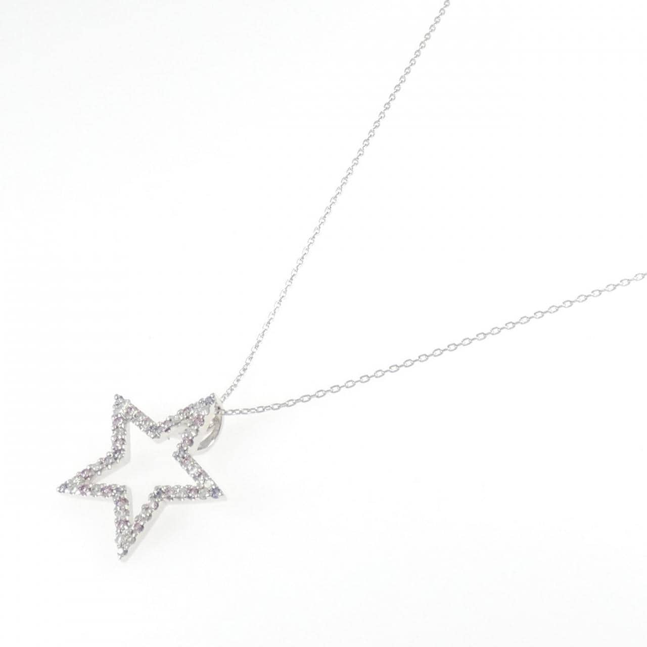 PT900/PT850 スター ダイヤモンド ネックレス 0.5CT