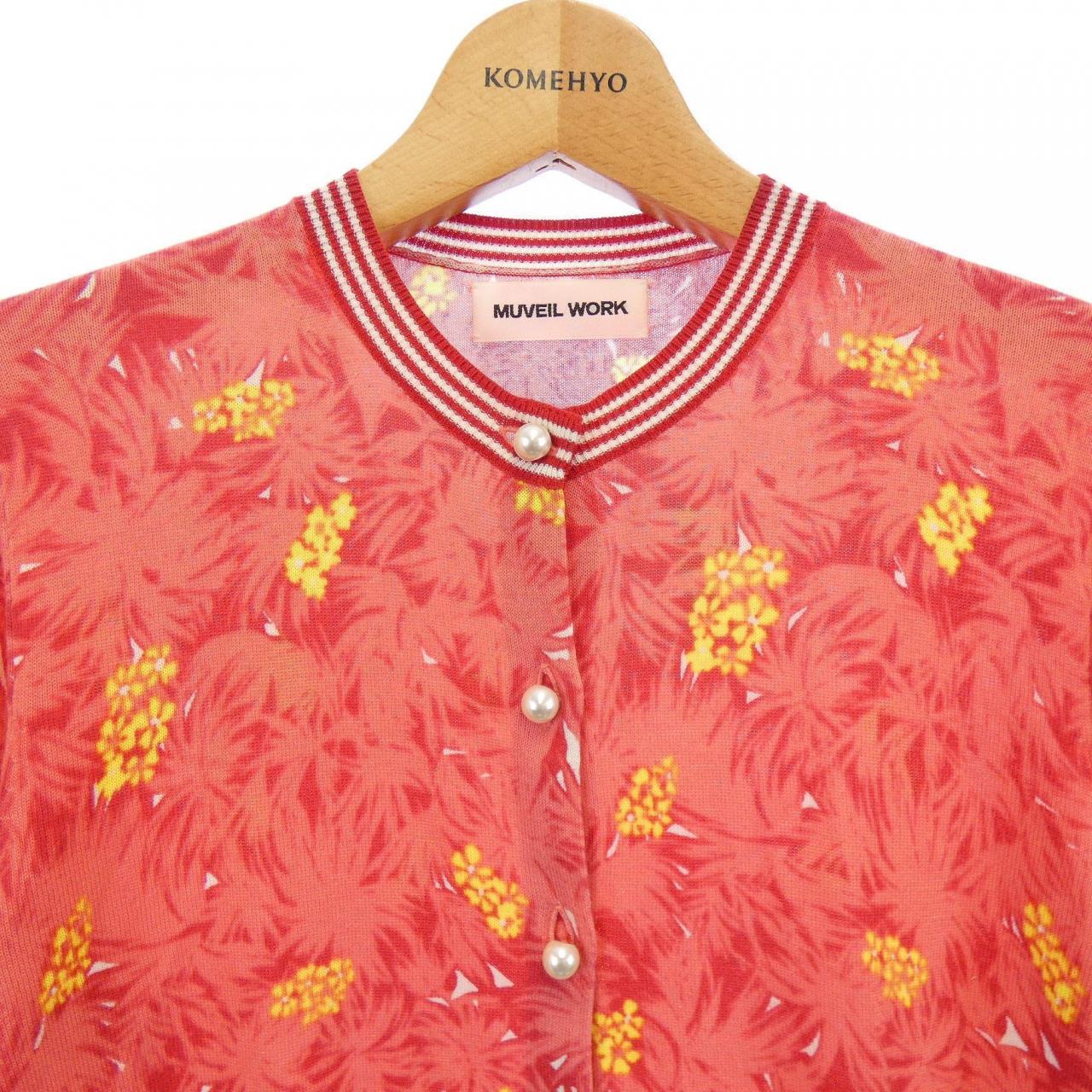 ミュベイル ワークス MUVEIL WORK カーディガン