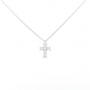 VENDOME cross Diamond necklace 0.18CT