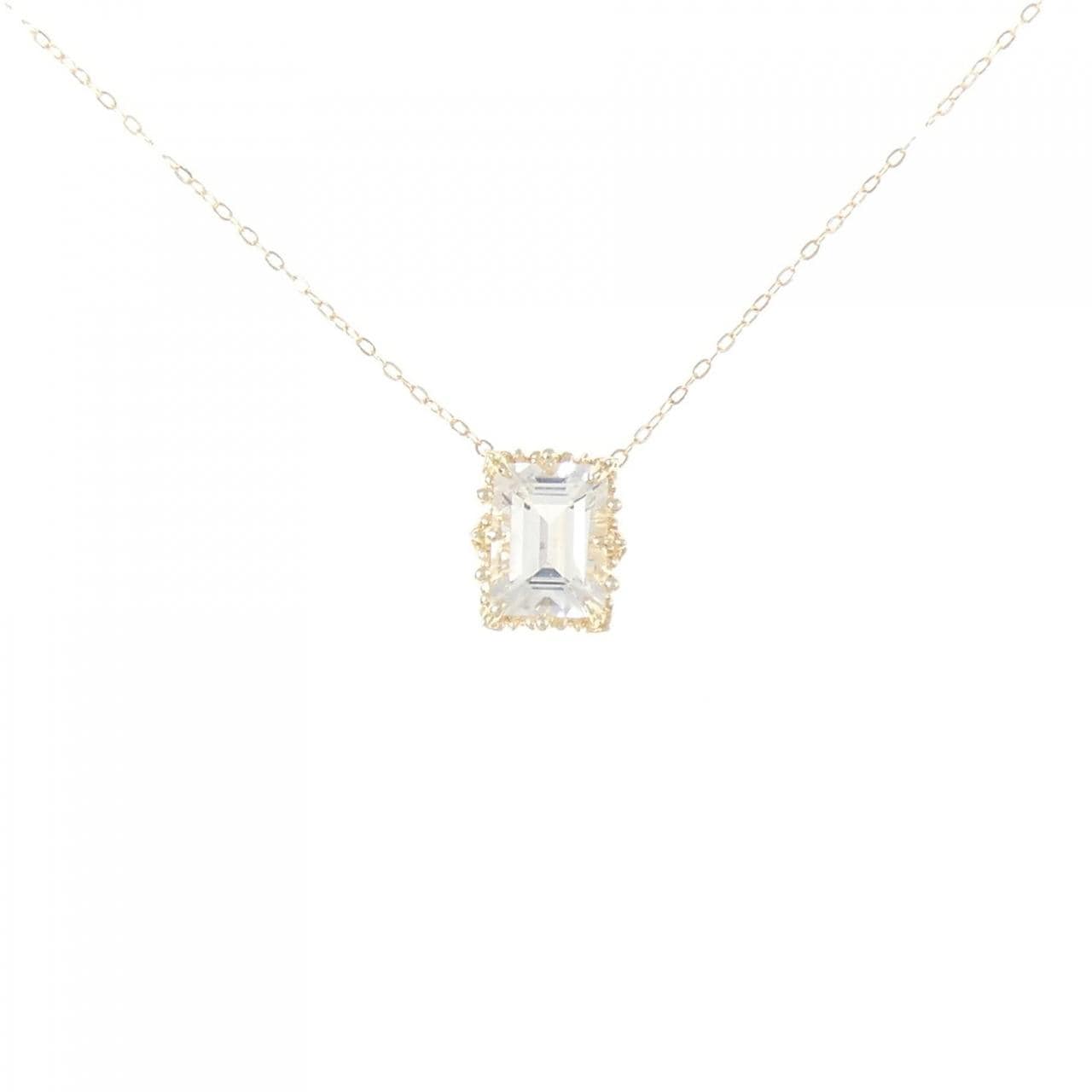 K10YG トパーズ ネックレス