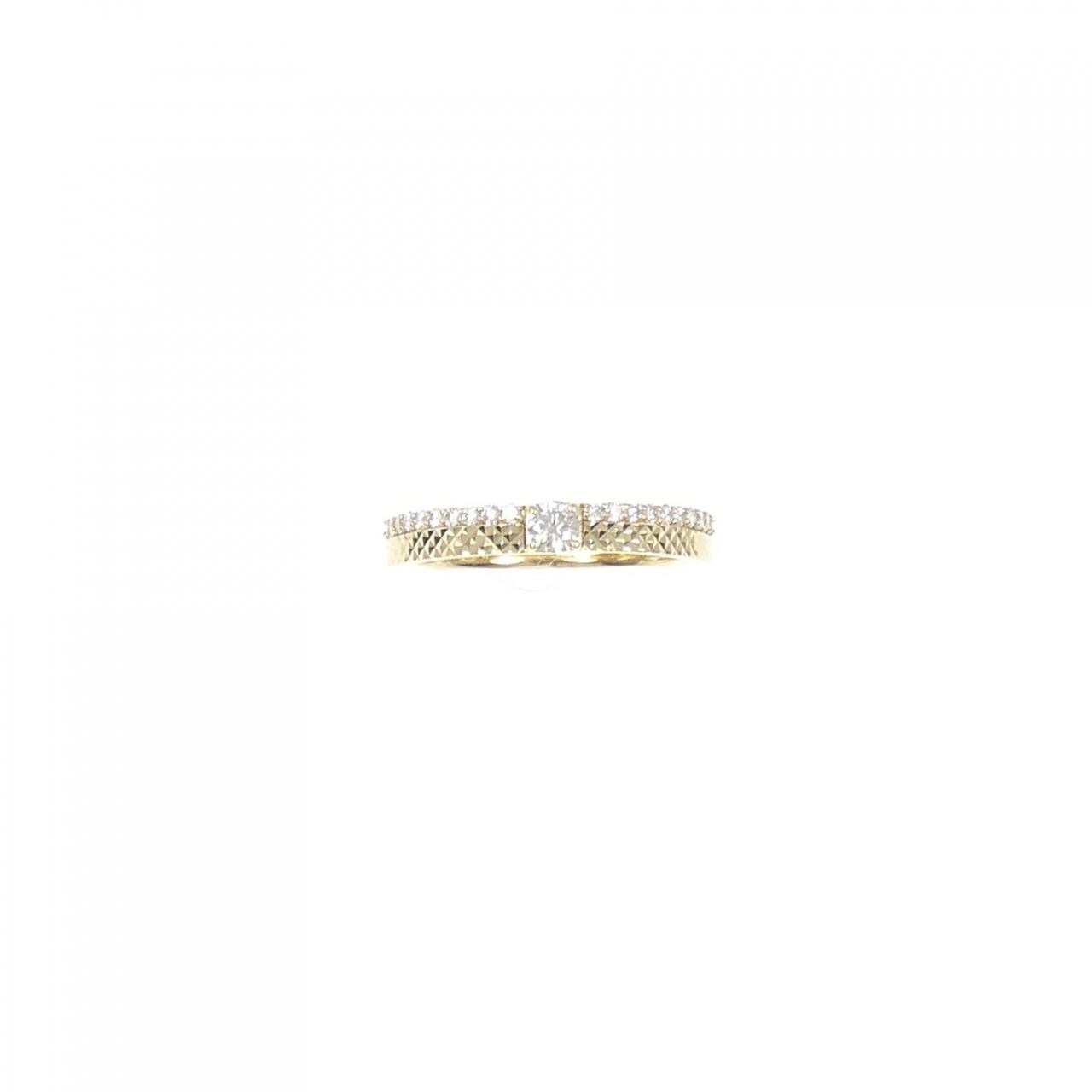 【新品】K18YG ダイヤモンド リング 0.27CT