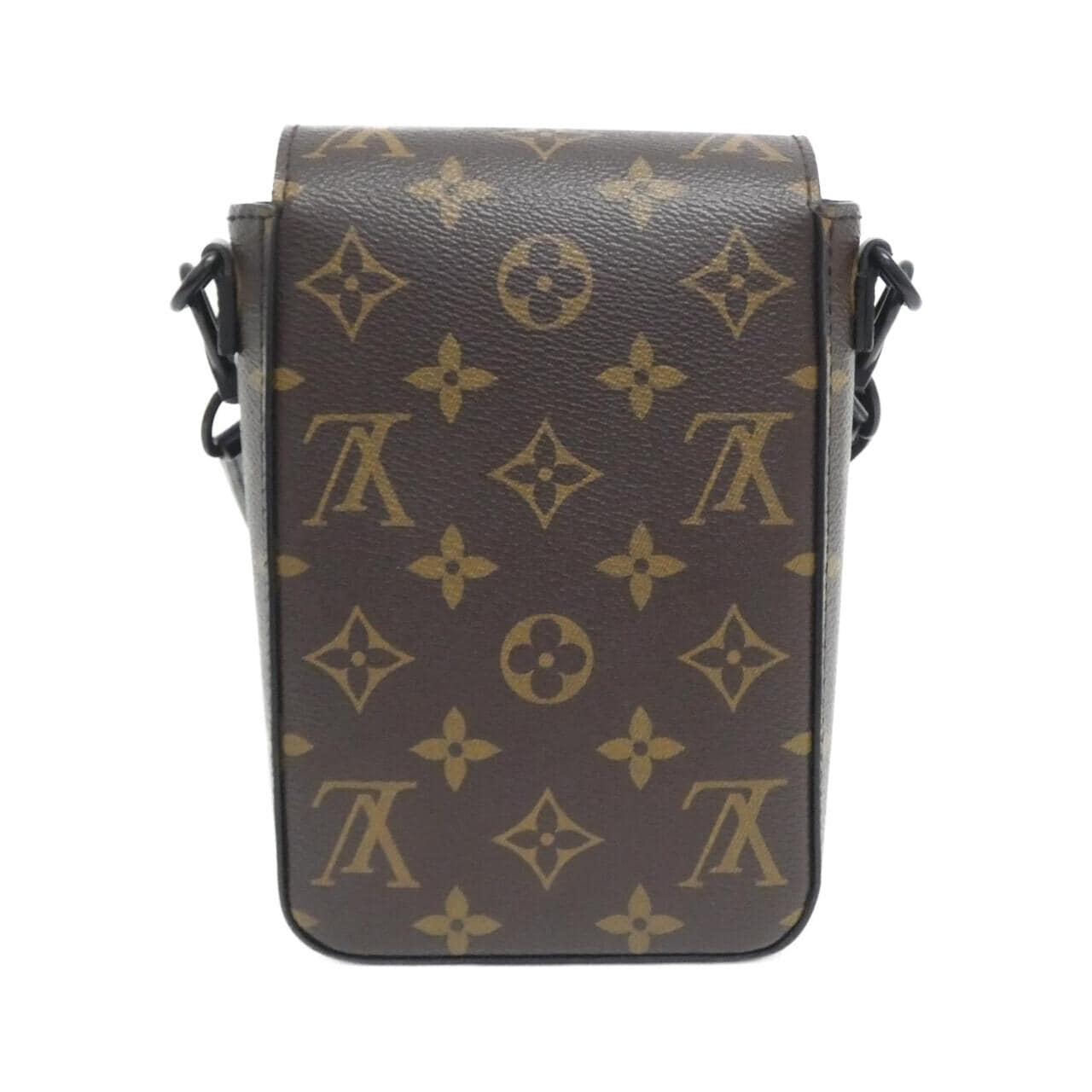 LOUIS VUITTON Monogram Macassar S Rock Vertical Wearable Wallet M81522 Shoulder Bag