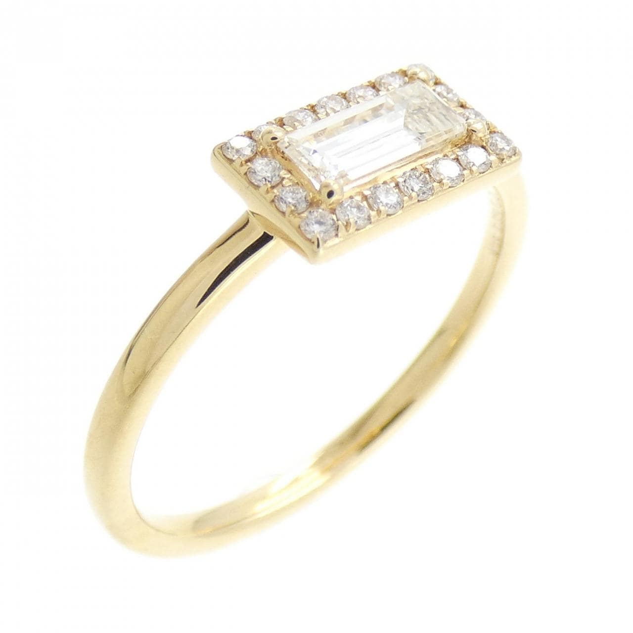 【新品】K18YG ダイヤモンド リング 0.28CT
