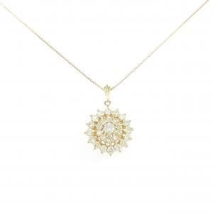 K18YG ダイヤモンド ネックレス 1.08CT