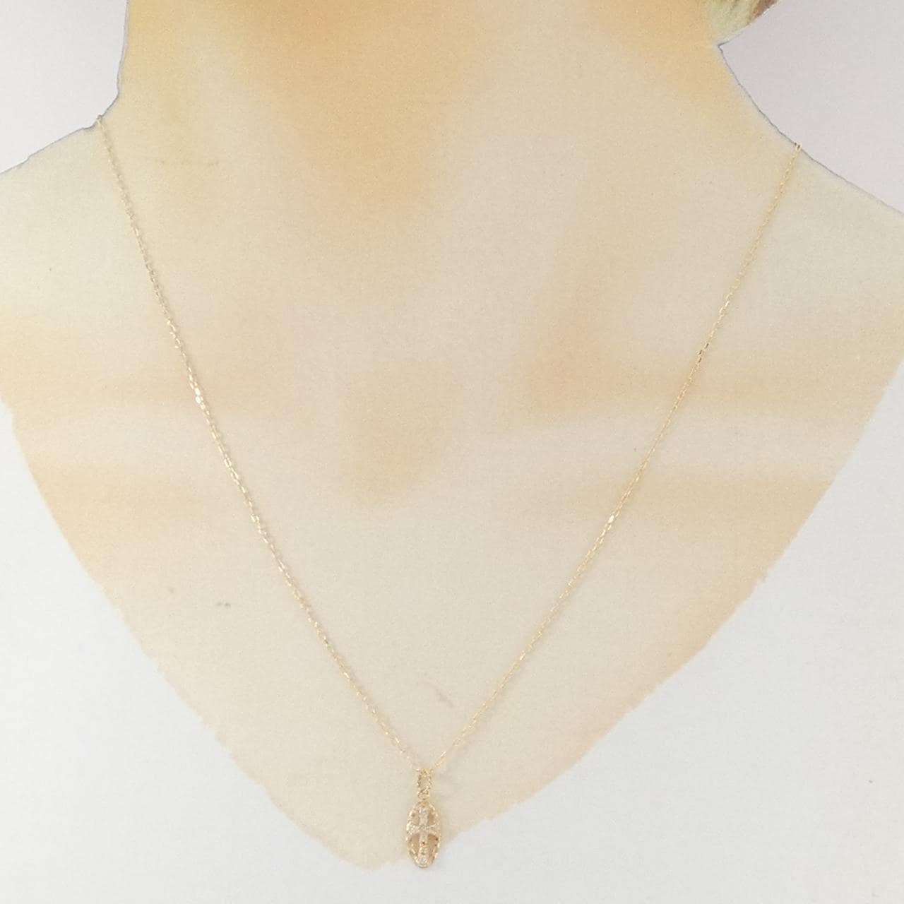 アガット ダイヤモンド ネックレス 0.05CT