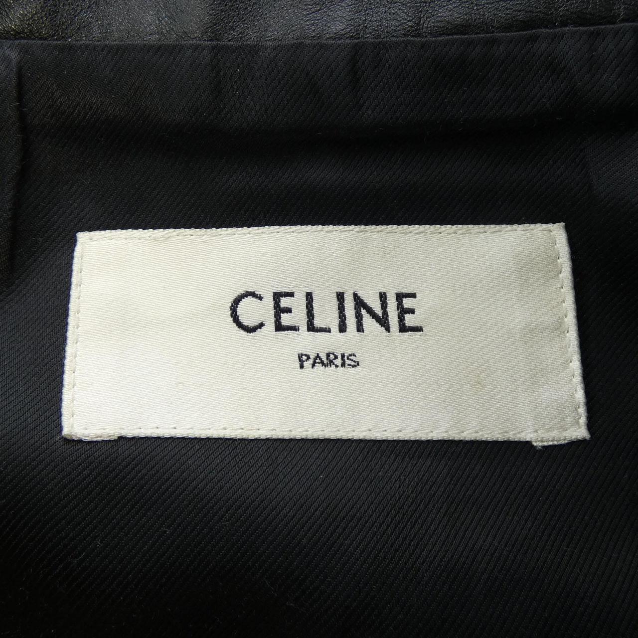 セリーヌ CELINE 2EB95050O レザーライダースジャケット