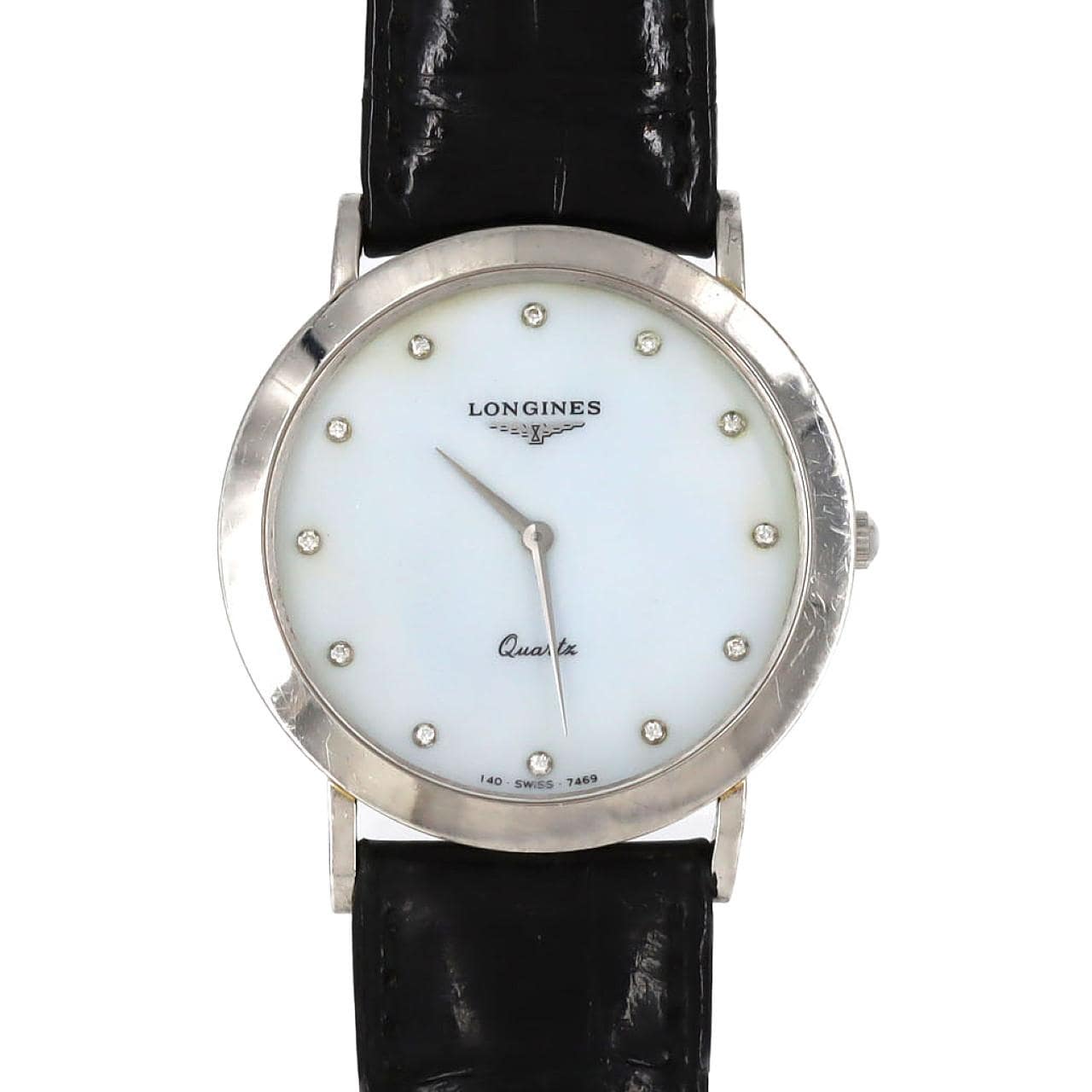 ロンジン ラウンドケース PT･12P PT クォーツ