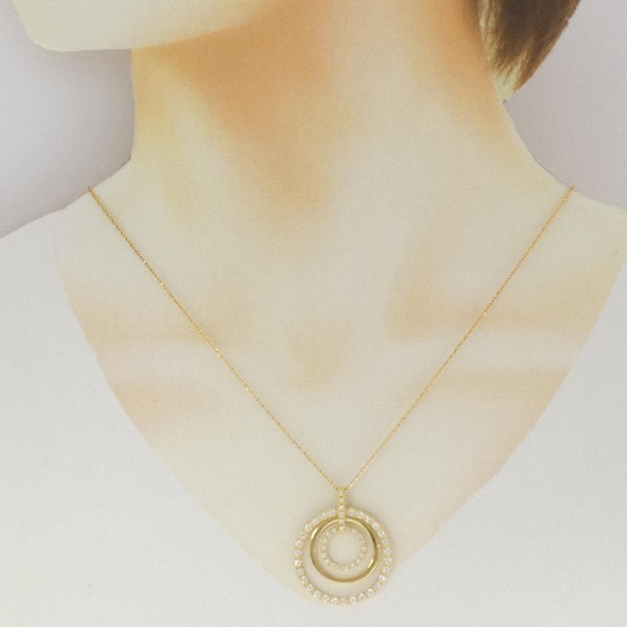 K18YG ダイヤモンド ネックレス 1.00CT