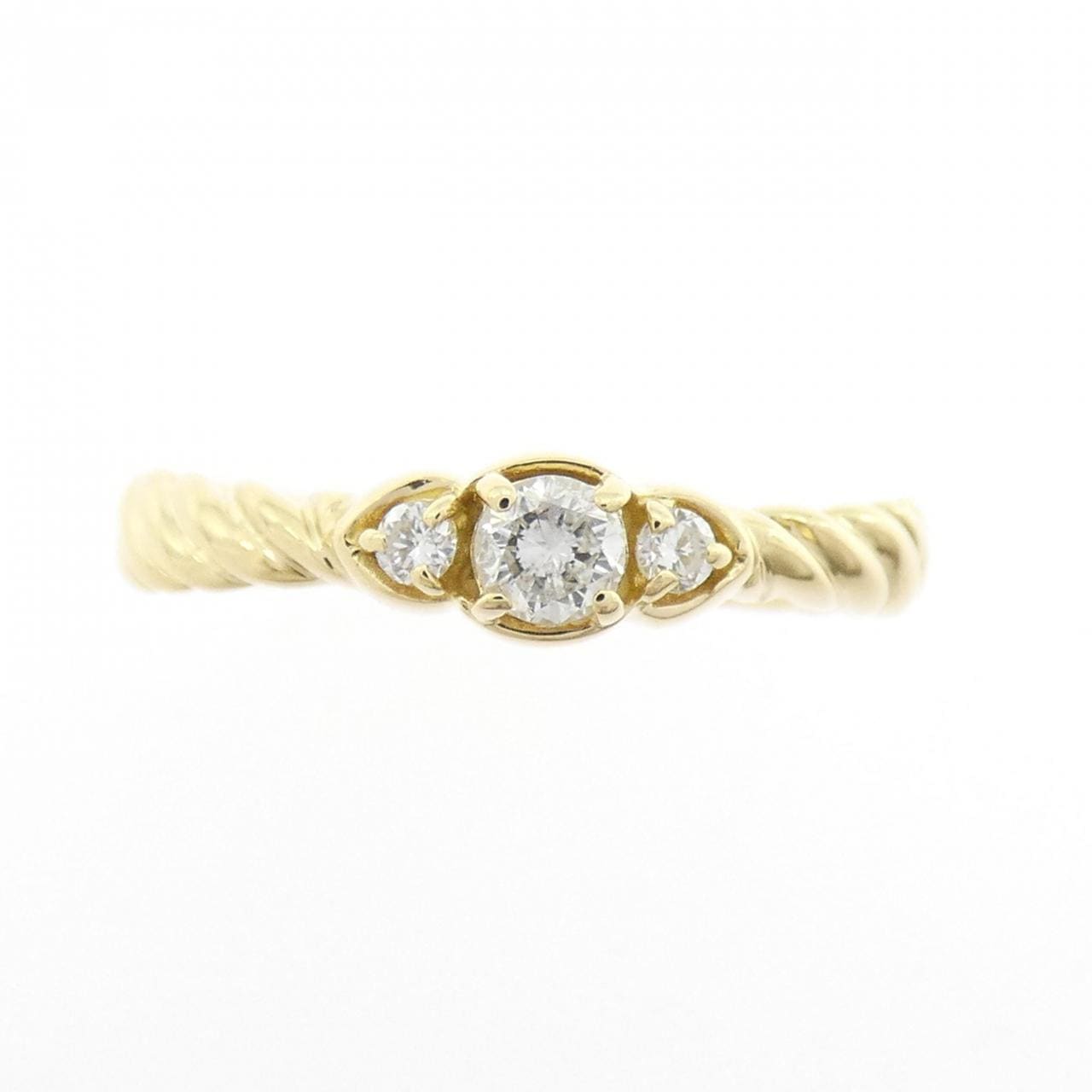 K18YG ダイヤモンド リング 0.10CT