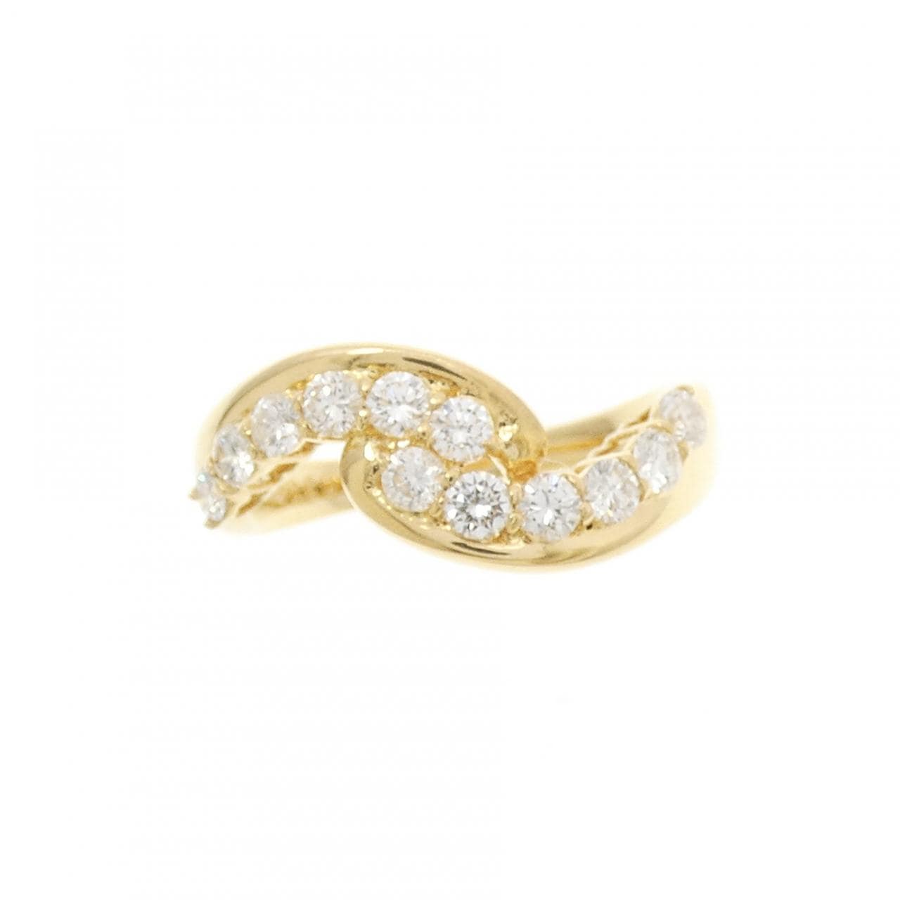 K18YG ダイヤモンド リング 0.50CT