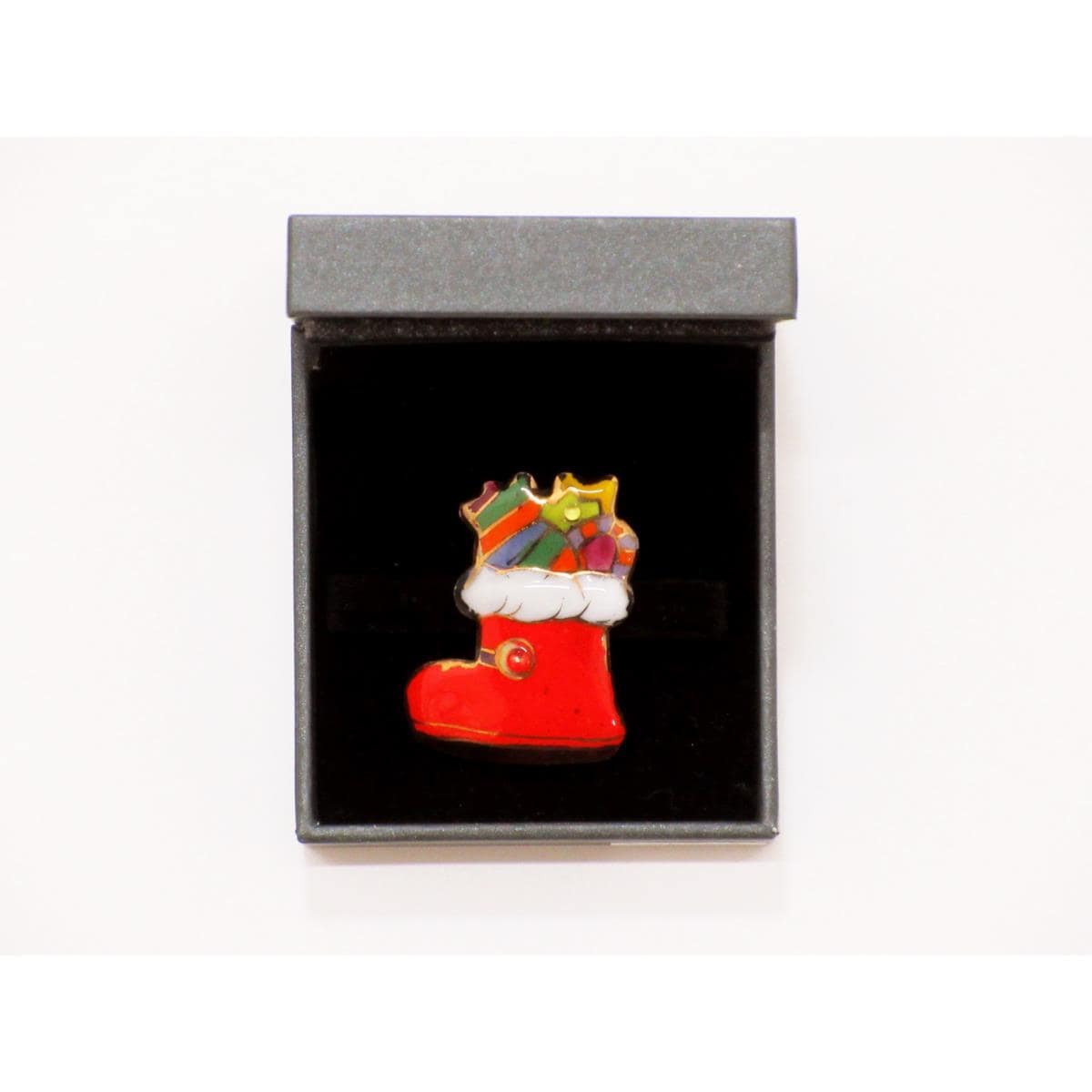 【新品】帯留　クリスマス